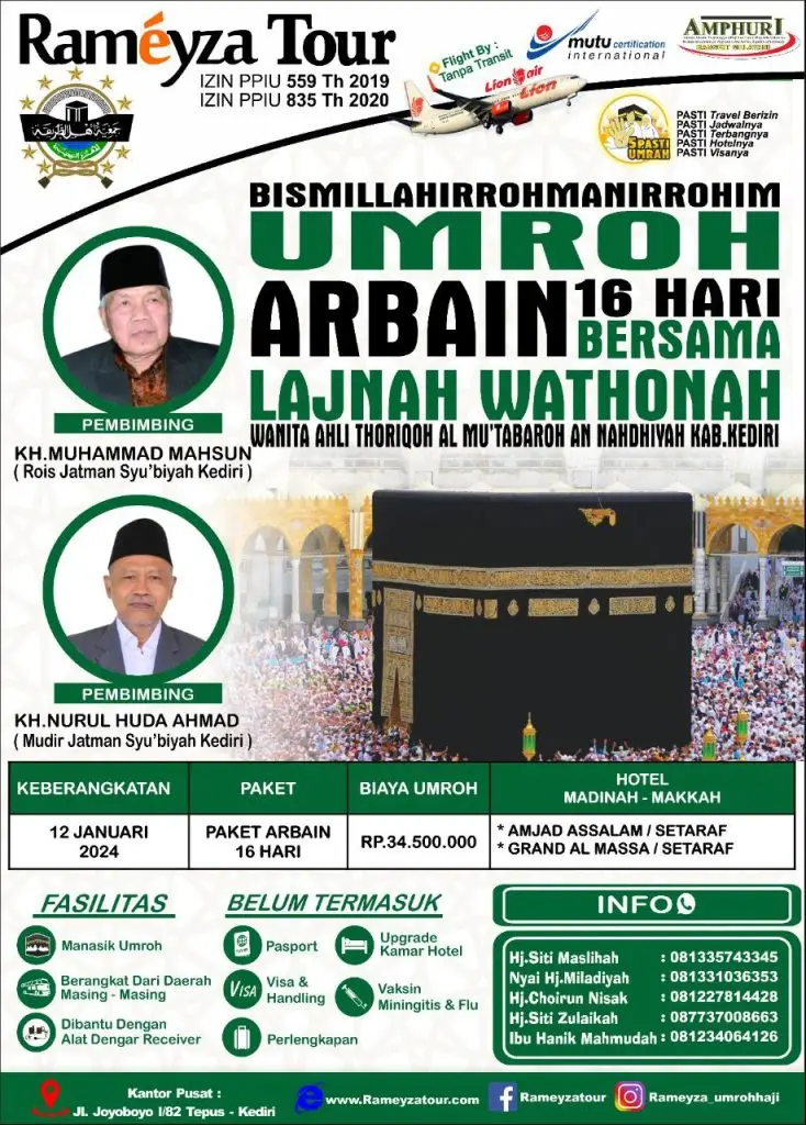 Paket Umroh Kediri Rameyza